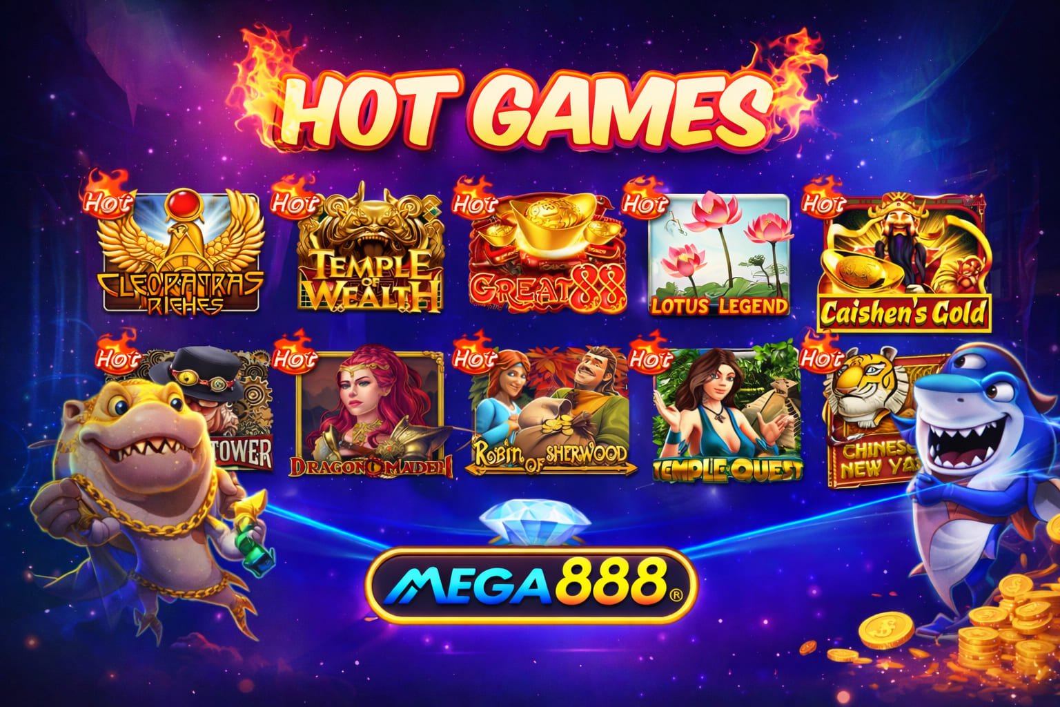 Mega888 Download Banner